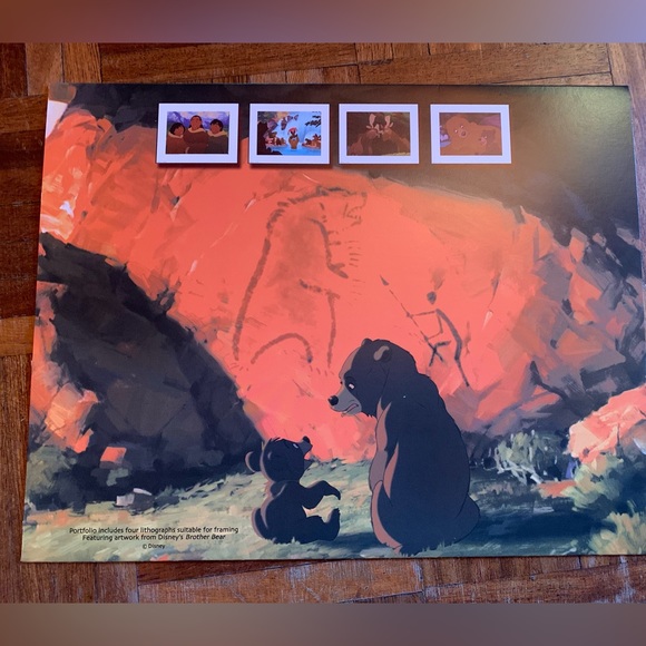 Brother bear Disney lithograph set - Picture 2 of 4